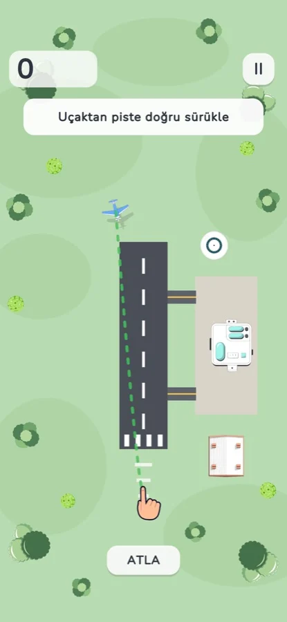 Tiny Airport oyun ekranı